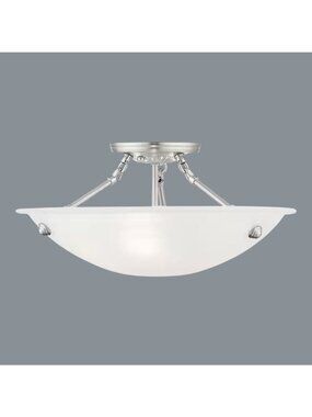 Livex Lighting - Oasis - 3 Light Flush Mount in Contemporary Style